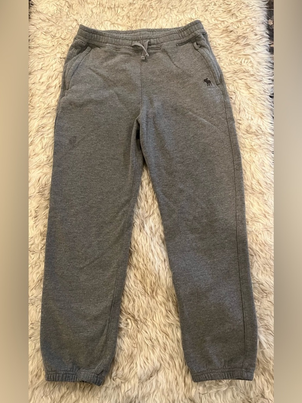 Abercrombie Kids - A&F Essentials- Sweatpants/Joggers - Grey - Boys 15/16